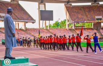 NSC Chairman Mallam Shehu Dikko declares 6th OSOM Games Open in a Colorful Ceremony